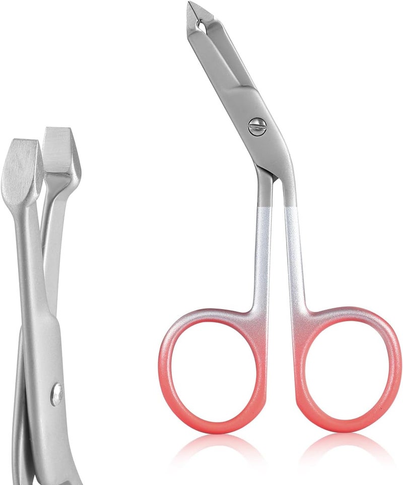 Cut it Professional Scissor Tweezer - Premium Quality Stainless Steel Tweezers with Handles, Larger Grabbing Surface Area, Precision Eyebrow Tweezers for Women and Men Facial Hair - Image 1
